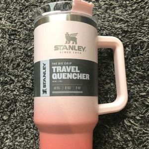 Pink Ombre Stanley Adventure Quencher Travel Tumbler Straw Cup 40 oz